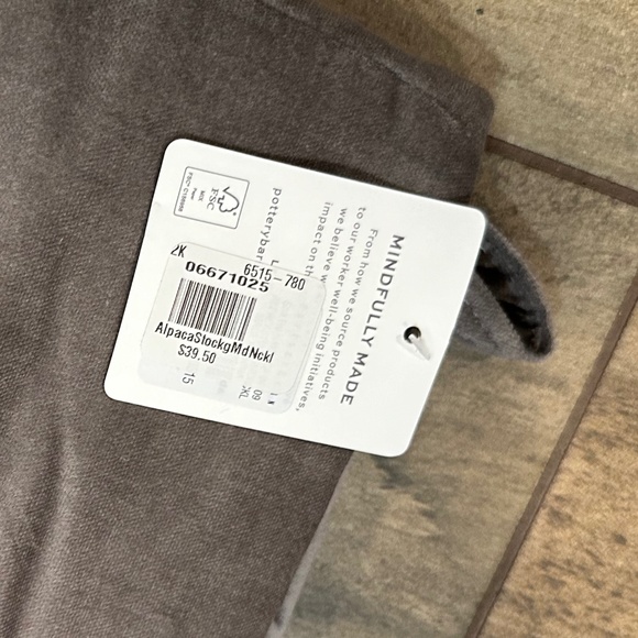 Gray Alpaca Socking Faux Fur - Medium - Picture 6 of 7